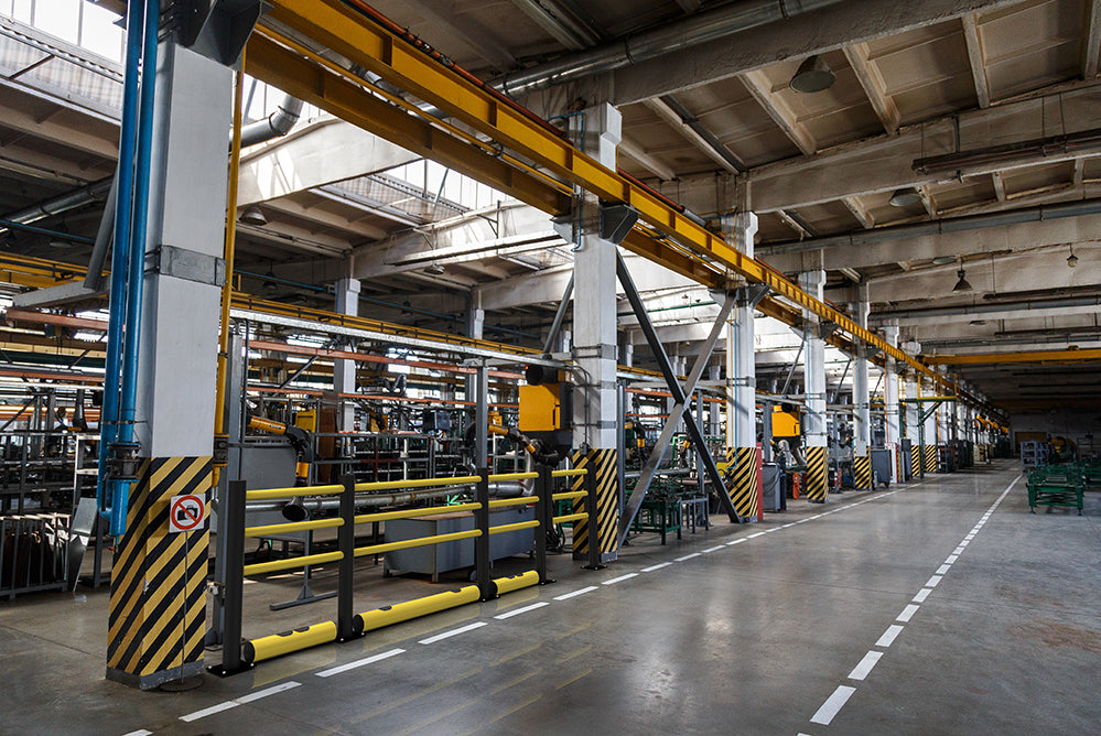 What workplace safety barrier options are there for the industrial sector?