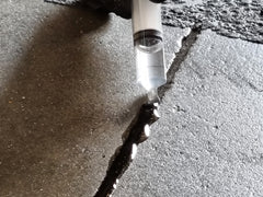 BedRock Crackseal LV in a concrete crack