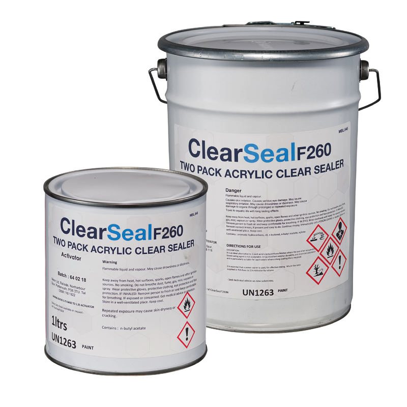 ClearSeal F260 Two Pack Acrylic Clear Sealer Kit
