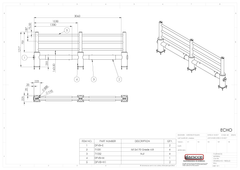 d-Flexx Traffic Barrier Mono PLUS - End Post [Echo]