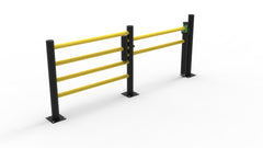 d-Flexx Slide Gate (for Pedestrian Barrier 4 Rail) - Length 1200mm [Oscar]
