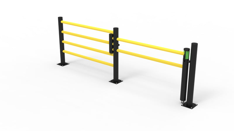 d-Flexx Slide Gate (for Pedestrian Barrier 4 Rail) - Length 1500mm [Oscar]