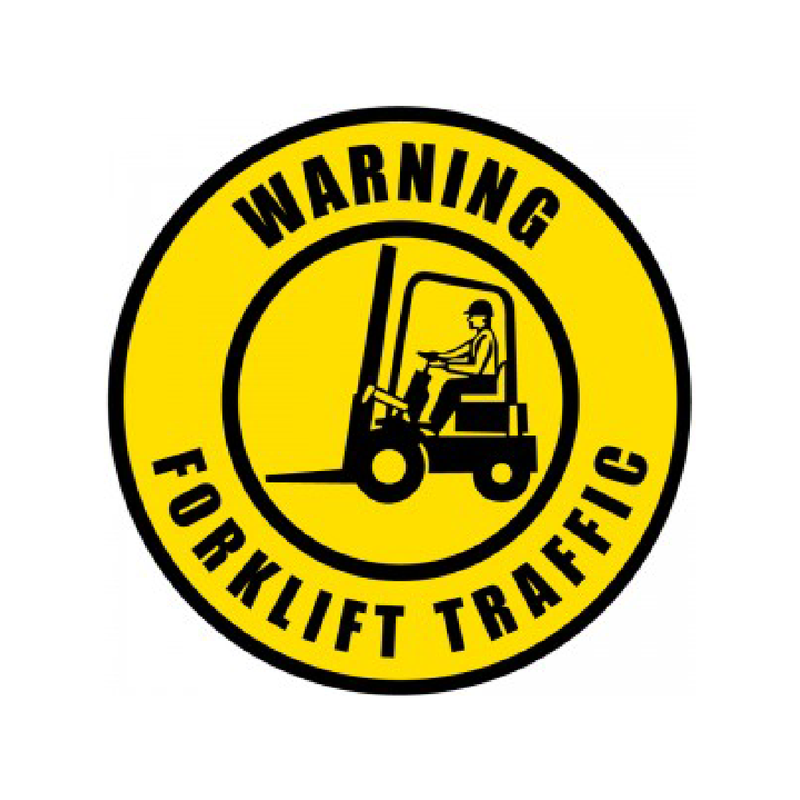 Warning Forklift Traffic | Gobo Projector Safety Sign