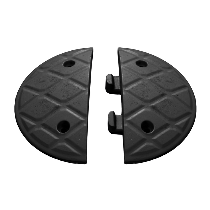 Jumbo™ Speed Bump end section in black