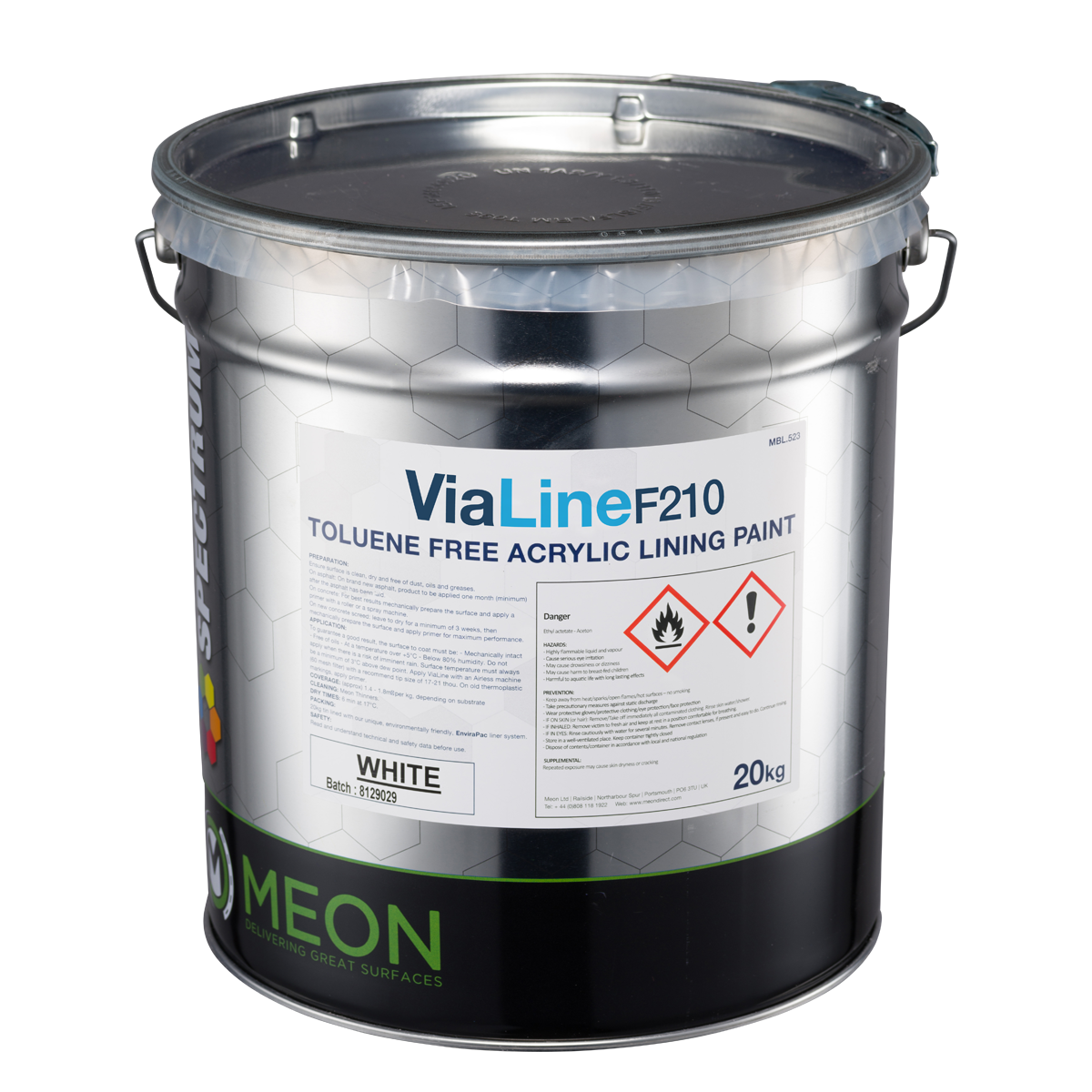 Spectrum ViaLine F210 Solvent Based Acrylic Paint 20kg