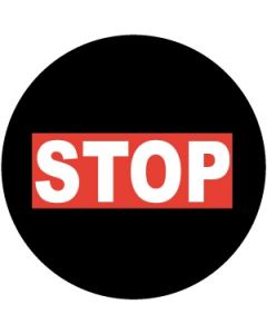 STOP Sign | Gobo Projector Safety Sign