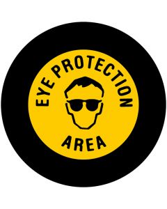 Eye Protection Area Symbol | Gobo Projector Safety Sign