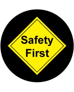 "Safety First" Hazard Sign | Gobo Projector Safety Sign
