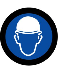 Hard Hat Symbol | Gobo Projector Safety Sign