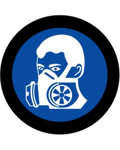 Respiratory Protection Symbol | Gobo Projector Safety Sign