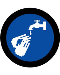 Wash Hands Symbol | Gobo Projector Safety Sign