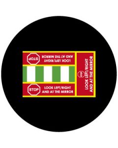 Pedestrian Walkway With Edging Warning & Symbols | Gobo Projector Safe ...