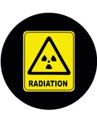 Radiation Symbol Sign | Gobo Projector Safety Sign