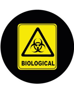 Biological Symbol Sign | Gobo Projector Safety Sign