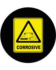 Corrosive Symbol Sign | Gobo Projector Safety Sign