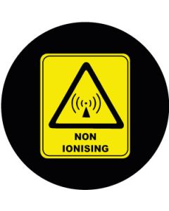 Non Ionising Symbol Sign | Gobo Projector Safety Sign