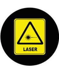 Laser Symbol Sign | Gobo Projector Safety Sign