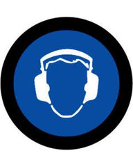 Ear Protection Symbol | Gobo Projector Safety Sign