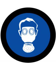 Respirator Symbol | Gobo Projector Safety Sign