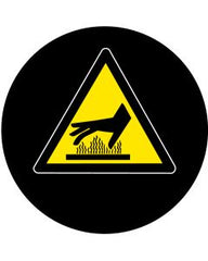 Hot Surface Do Not Touch Warning Sign | Gobo Projector Safety Sign