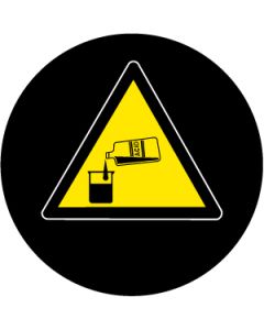 Acid Hazard Symbol | Gobo Projector Safety Sign