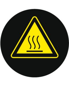 Hot Surface Warning Symbol | Gobo Projector Safety Sign