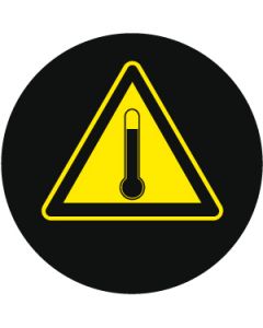 High Temperature Warning Symbol | Gobo Projector Safety Sign