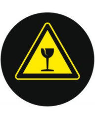 Glass Hazard Symbol | Gobo Projector Safety Sign