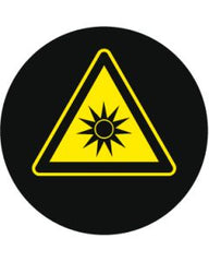 Optical Radiation Symbol | Gobo Projector Safety Sign
