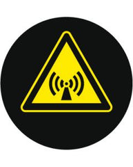 Non-Ionising Radiation Symbol | Gobo Projector Safety Sign