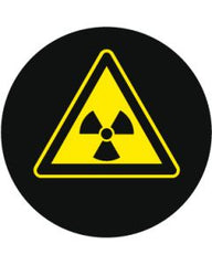 Radiation Hazard Symbol | Gobo Projector Safety Sign