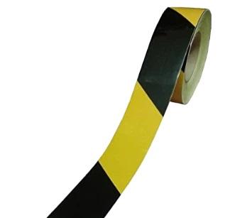 Chevron Floor Tape (Black/Yellow) - 48mm x 66m Roll